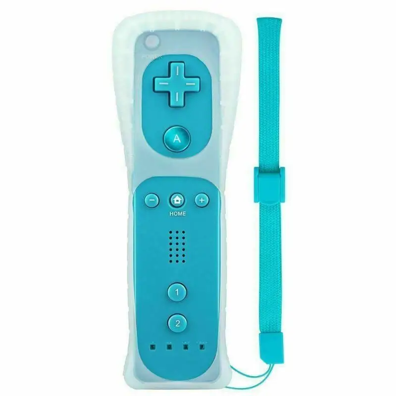 

2 In 1 Wireless Remote Controller For Nintendo Wii/Wii UNunchuk Built-in Motion Plus Gamepad With Silicone Case Motion Sensor