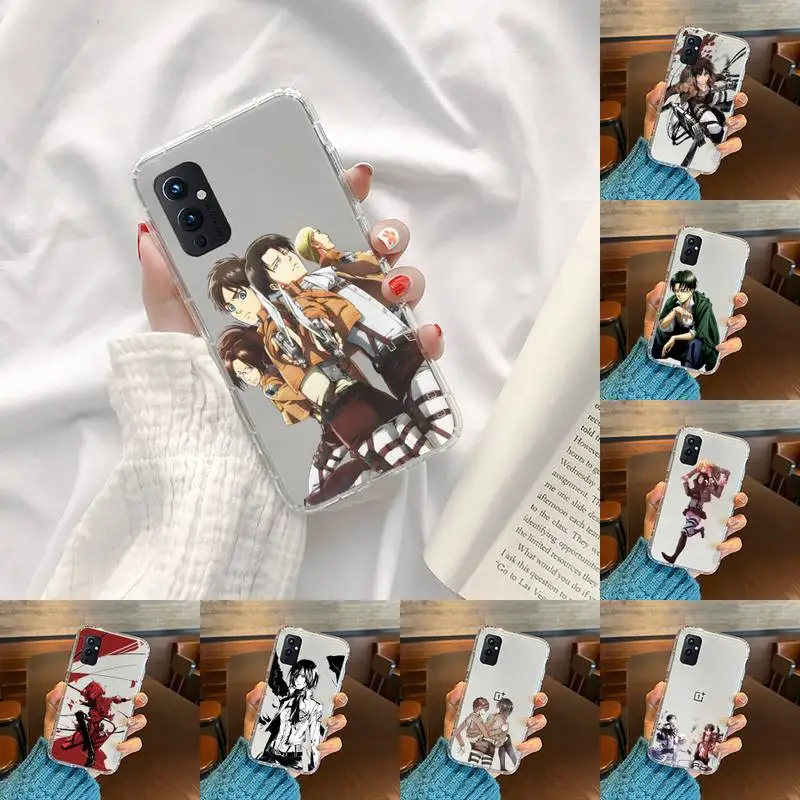 

Japanese attack on Titan Phone Case Transparent For OnePlus 9 8 7 7t 8t Oppo find X3 X2 reno5 Vivo X60 X50 Pro MeiZu 17 16XS