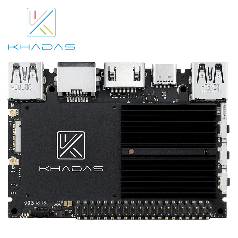 Новый одноплатный компьютер Khadas SBC Edge V Pro RK3399 с 4G DDR4 + 32 ГБ EMMC5.1|Демонстрационные