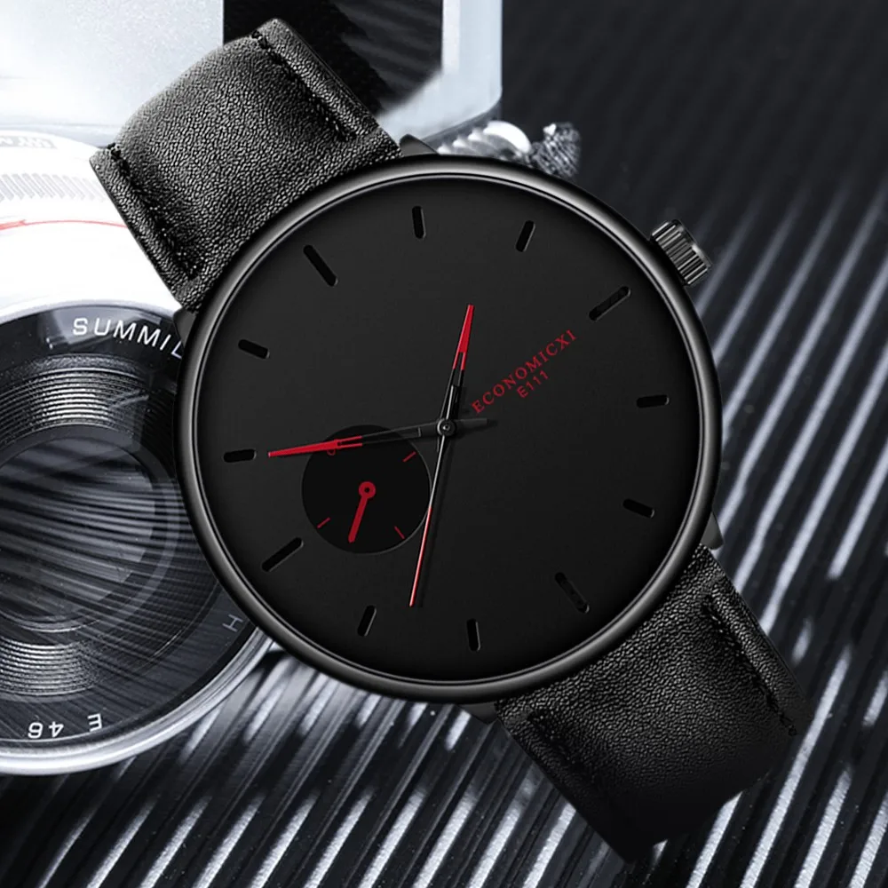 Долговечные модные простые мужские часы военные спортивные повседневные с