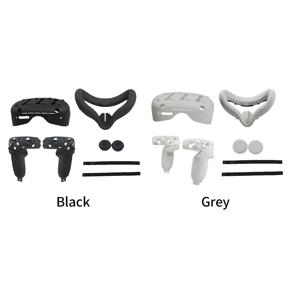 

Sweatproof Non Slip Controller Grip Cover Facial Cushion Set Gaming Light Blocking Protective Handheld For Oculus Quest 2