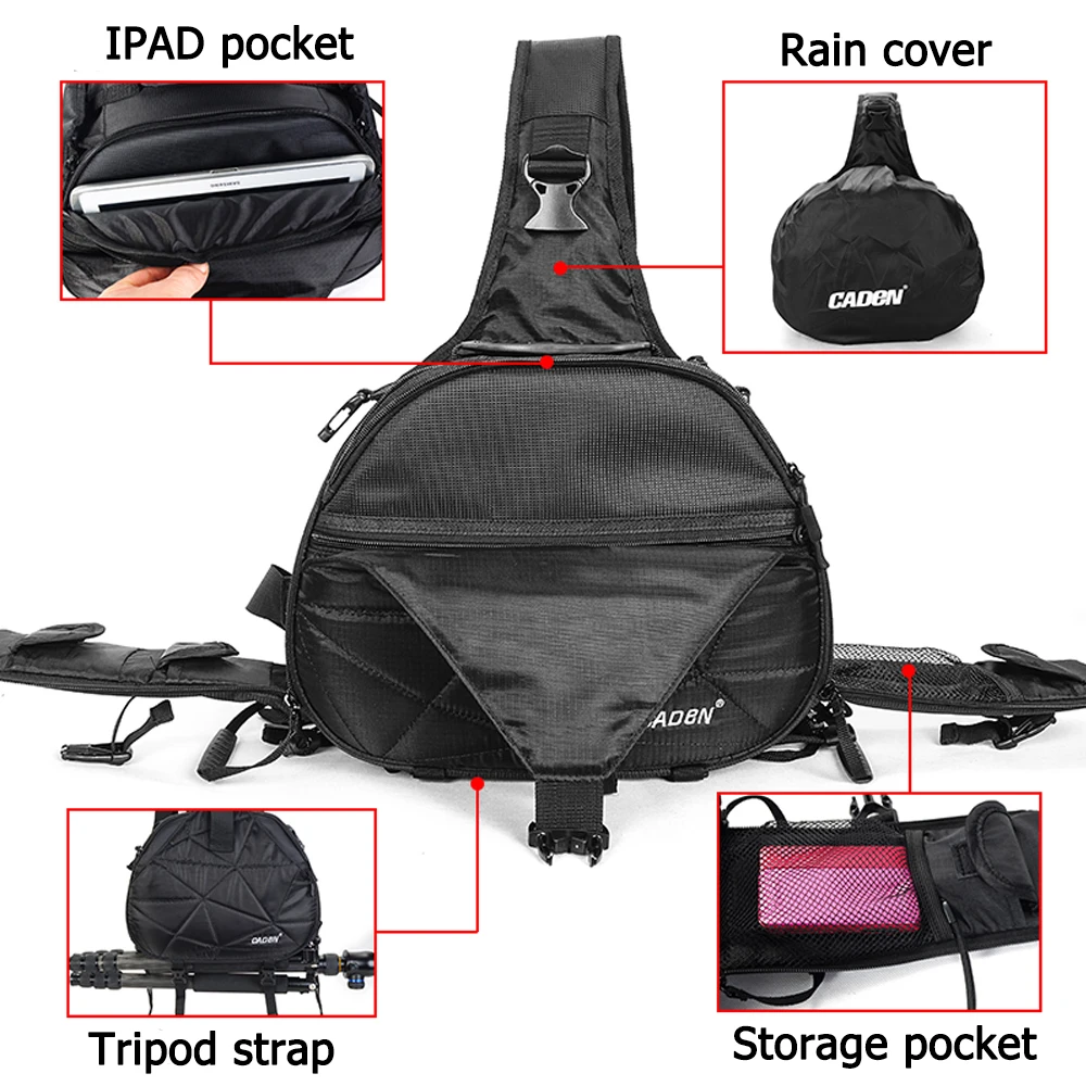 Сумка-слинг Caden для цифровой зеркальной камеры водонепроницаемый ранец на плечо