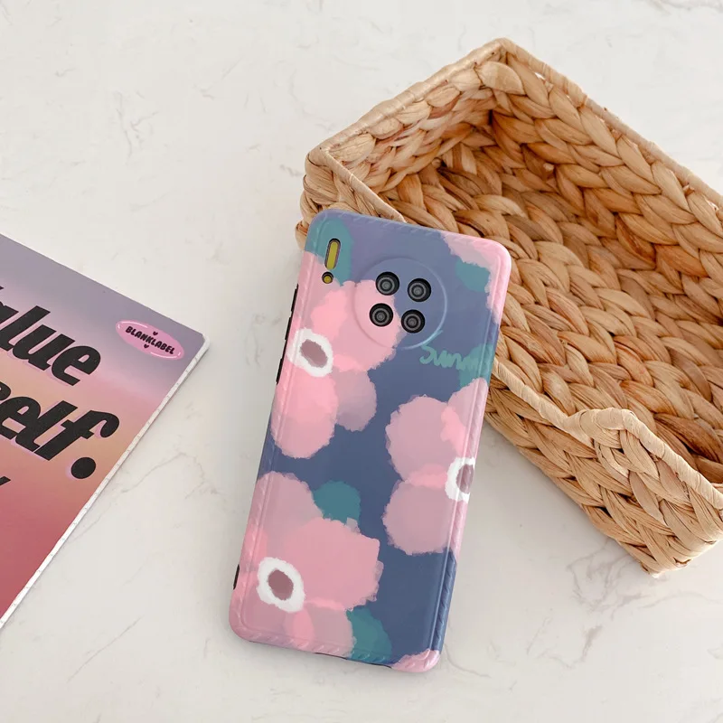 

for Simple Hand-Painted Flowers Huawei Nova7 / P30 Following From Drop 5 Gp40 Frosted Mobile Phone Sets of Spot Floral, Graffiti