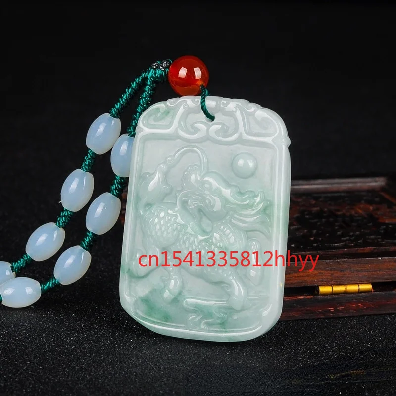 

Hot Selling Natural Jadeite Unicorn Pendant Charm Jewellery Hand-Carved Pendant for Women Men Fashion Accessories