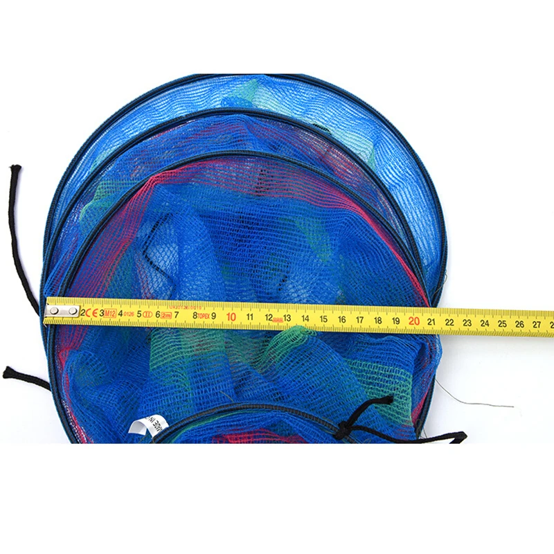 25x65 см Портативная Складная красочная рыболовная корзина мини три ярусные