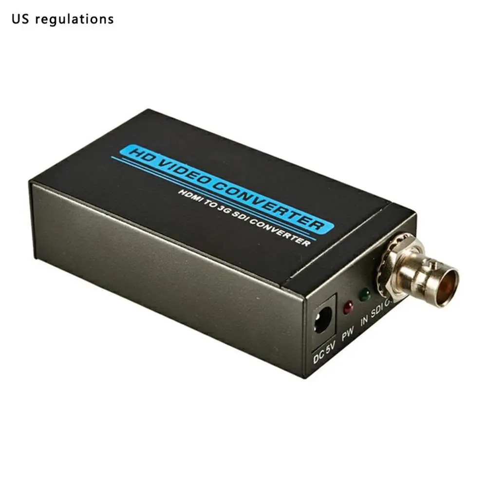 T-622 микро Конвертер HDMI в 3g SDI HD видео конвертер адаптер EU/US/UK/AU переходник
