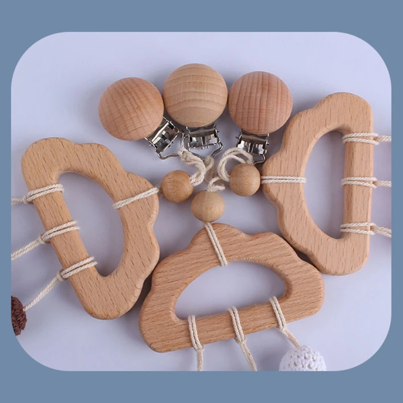 

Baby Teether Teething Pendant Pram Clip Hanging Toy Stroller Chain Rattle Molar