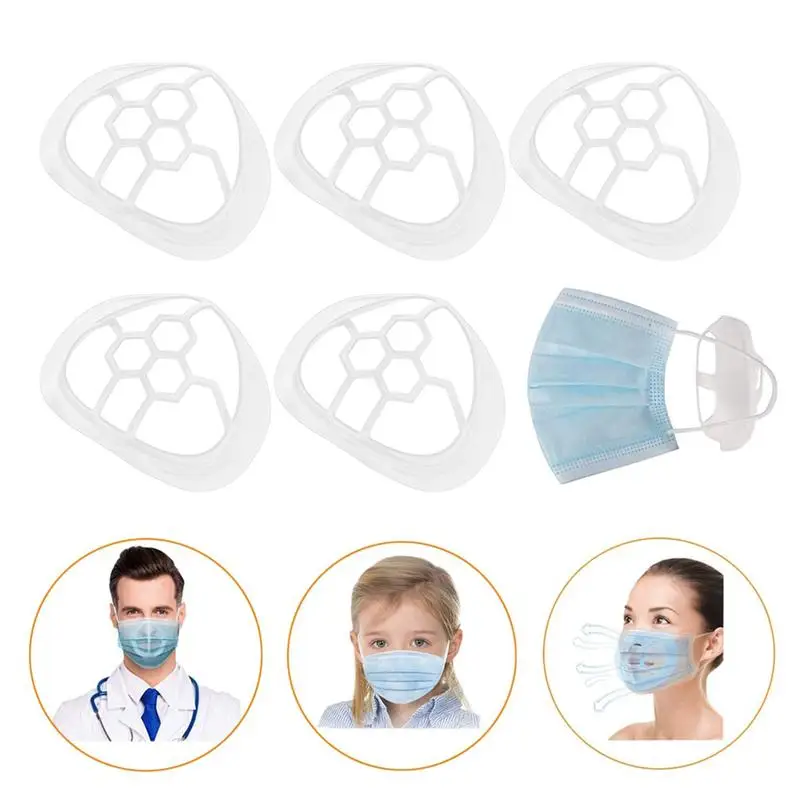 

20pcs 3D Mask Internal Support Frame Accessories Mask Lipstick Frame Mask Holder Protection Frame Mask Bracket for Breathing