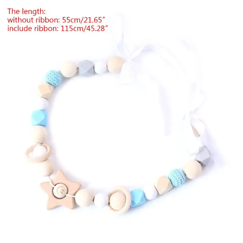 

Kids Room Decor Baby Stroller Decorative Pendant Newborn Wooden Teethers J2HD