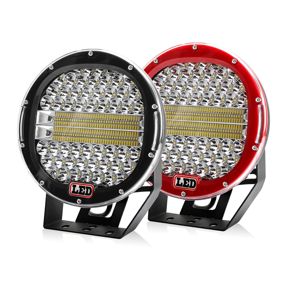 Super Bright Auto Lighting System Led driving Lighting ,High Power 234w round Truck Off Road 12V 9 Inch 185w Led Work Light