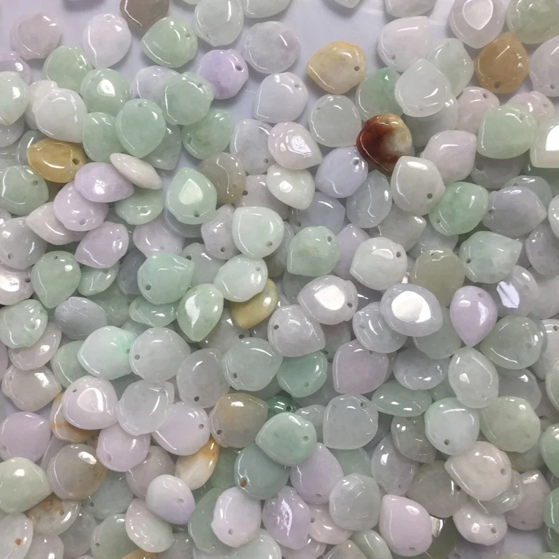 3 шт. DIY серьги из натурального бирманского нефрита кулон ожерелье класса А резной