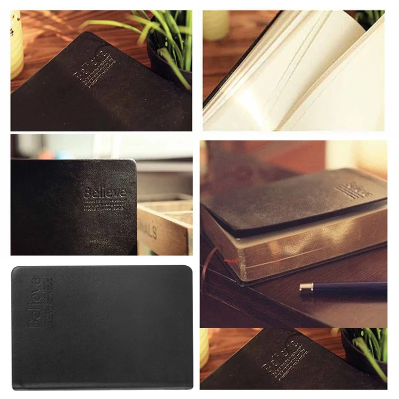 Супер толстый маленький блокнот из искусственной Библии с кожаной поверхностью