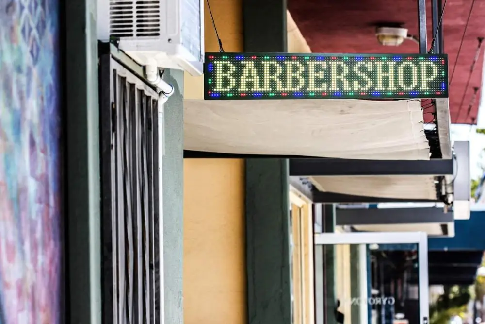 outdoor 52''x8'' INCH 1/4 scan RGB P10 7 colors LED SIGN Support USB computer WiFi edit for Advertising media Display |