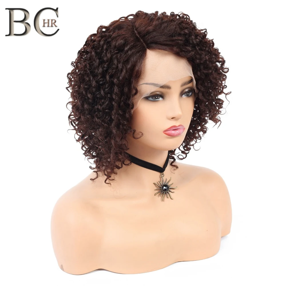 BCHR афро кружевные передние парики коричневые черные синтетические для черных