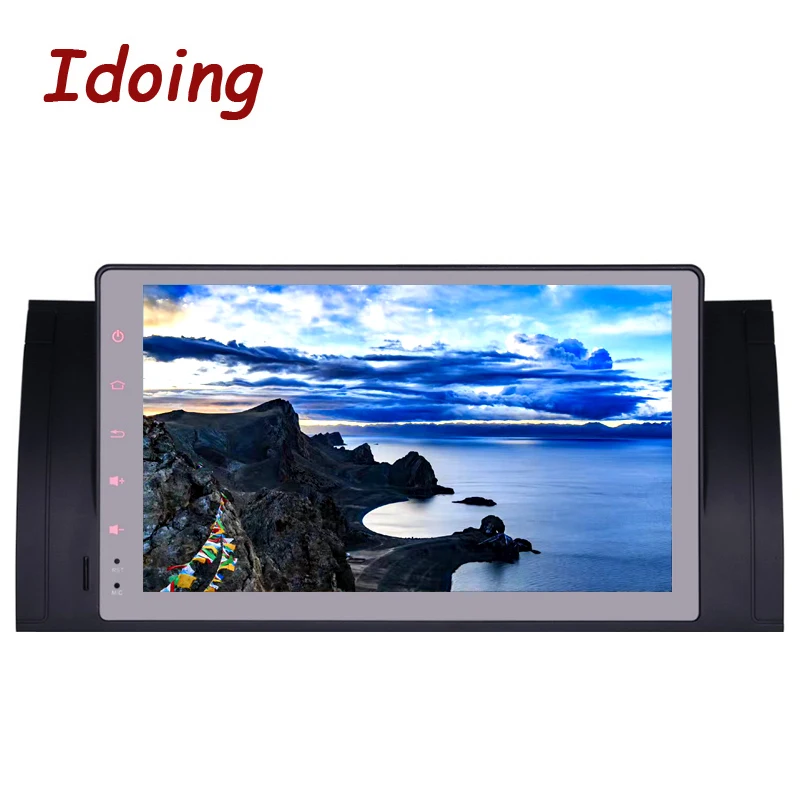 Рулевое колесо Idoing 2 ГБ + 16 1Din Android для BMW E39/38/53 автомобильный DVD мультимедийный