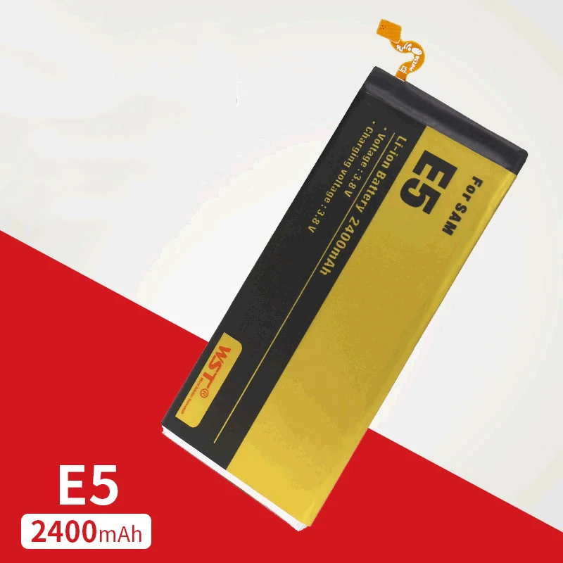1 шт. запасная батарея для телефона Samsung E5 3 8 в 2400 мАч | Мобильные телефоны и