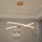 Современные светодиодные люстры с регулируемой яркостью, освещение для столовой, спальни, студийной, 110 В, 220 В