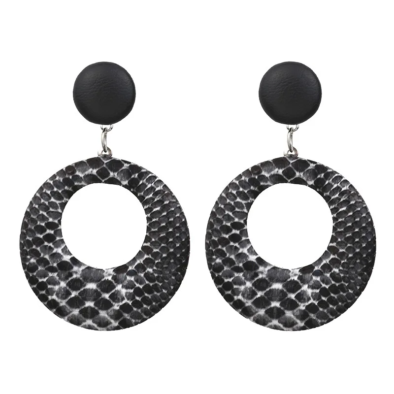 MEIBEADS 1 пара круглые Висячие серьги для женщин панк винтажные негабаритные