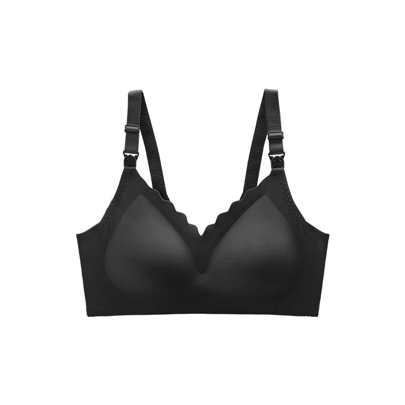 Sujetadores de maternidad para mujer, lencer&iacute;a sin costuras para amamantar, ropa interior para amamantar, lencer&iacute;a &iacute;ntima femenina-5