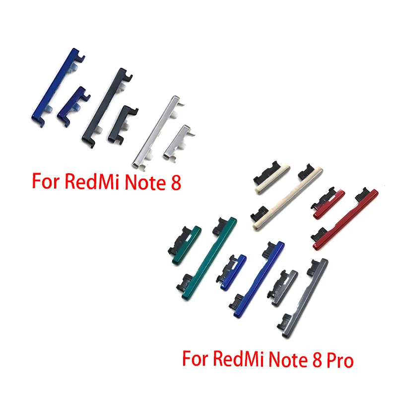 2 шт./лот новый для Xiaomi Redmi Note 7 8 9 Pro 9S / Mi 10 Боковая кнопка питания + регулировки