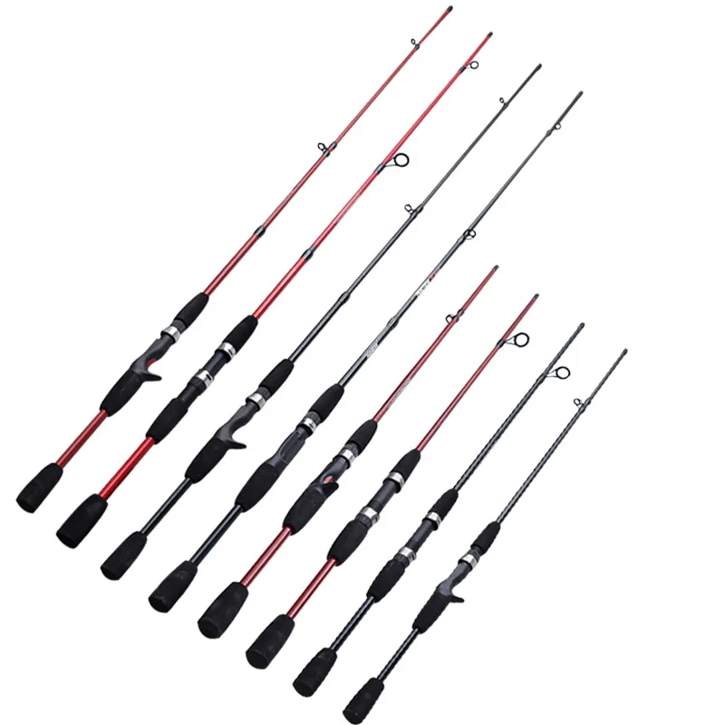 Спиннинг 1 8 м 2 портативная удочка для забрасывания Ультралегкая розовая