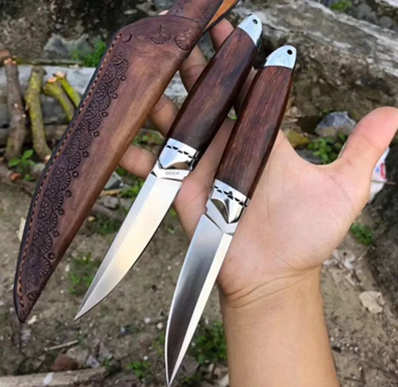 HS Tools M390 стальной нож ручной работы с фиксированным лезвием инструменты для