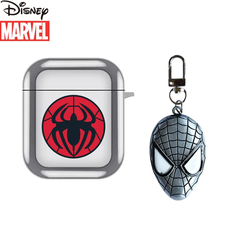 

Disney Marvel headset protective cover for airpods pro 2/3 generation bluetooth headset sleeve Iron Man pendant soft shell