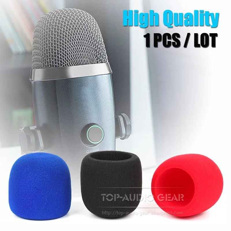 Ветровое стекло микрофон Поп фильтр губка чехол для микрофона ветрозащитный