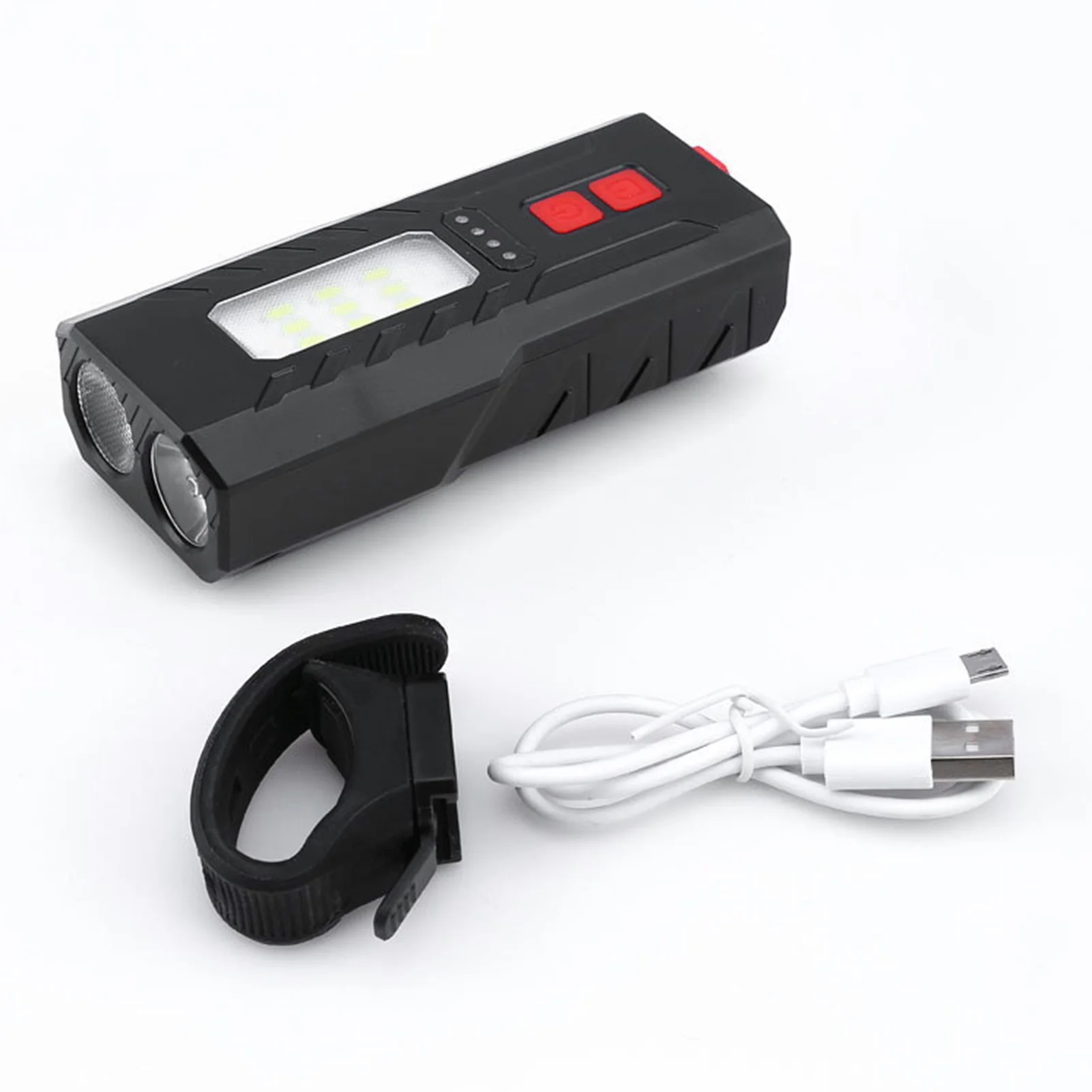

Фара велосипедная с зарядкой от USB и функцией внешнего аккумулятора