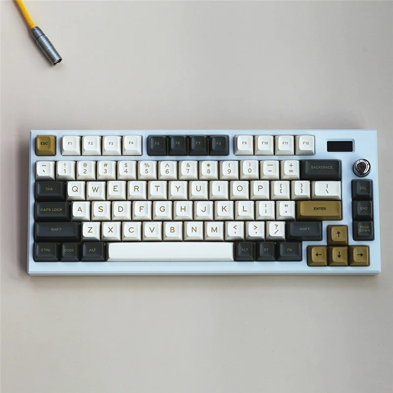 Мерцающая белая клавиатура с профилем SA 172 клавиш ABS Keycap Sooth Hand Feeling для