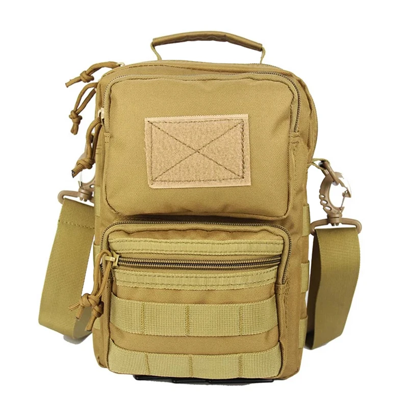 Men EDC Tactical Bag Sling Army Mollle System Chest Bags Sport Handbag Shoulder Military Crossbody Travel Camping Phone Bag