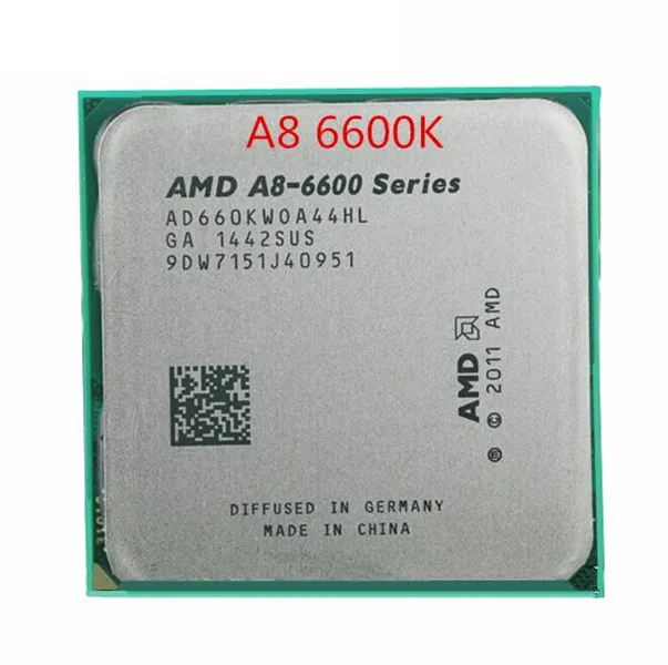 Бесплатная доставка A8 6600K разъем 3 9 ГГц FM2 32nm TDP 100 Вт AD660KWOA44HL четырехъядерный для