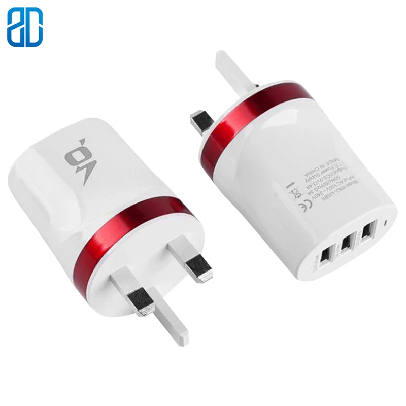 Сетевое зарядное устройство с несколькими USB-портами для iPhone X/ 8 Plus/ iPad Samsung Galaxy |