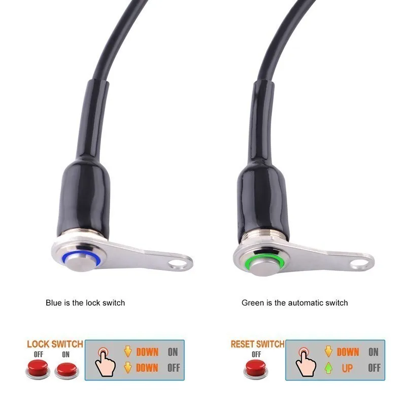 SPELAB DC 12V светодиодный выключатель для мотоцикла регулируемый водонепроницаемый