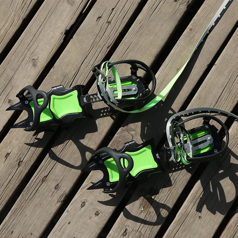 Силиконовые когти из марганцевой стали с 14 зубцами для альпинизма и