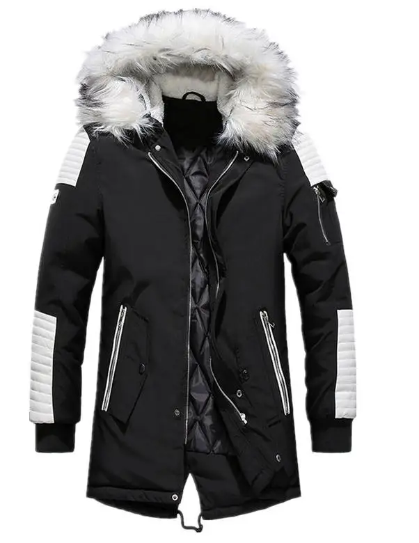 Новинка 2019 зимние теплые модные флисовые куртки пальто с меховым воротником