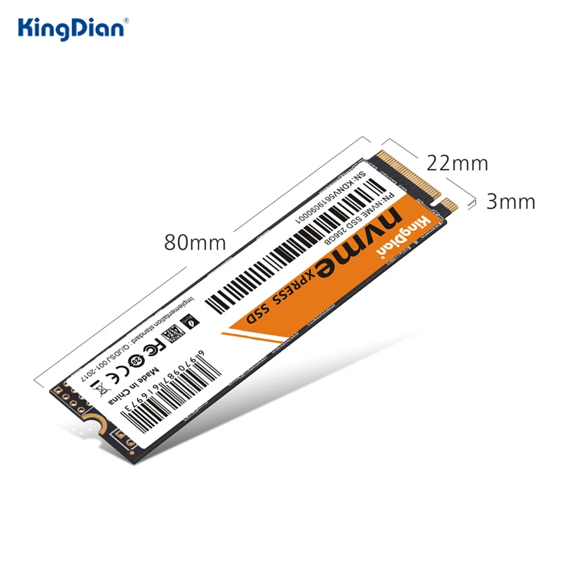 KingDian SSD M.2 NVMe PCIe 3 0x4 256 ГБ 512 Внутренние твердотельные диски M2 для ноутбука и