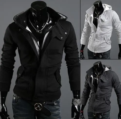 

Autumn and Winter Wool Blends Coats Solid Short Men Casual Jackets Mens Overcoat Korean Windbreaker Brand Clothing