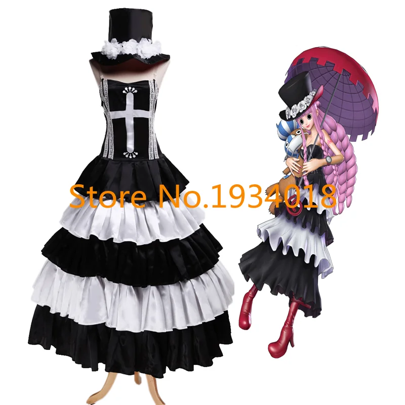 

Anime One piece Ghost Princess Perona Two Years Later Cosplay Costume Customize your size