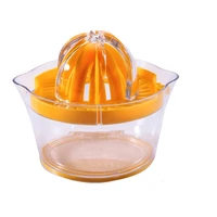 citrus lemon orange juicer manual hand squeezer fruit juicer with built in measuring cup and grateryellow