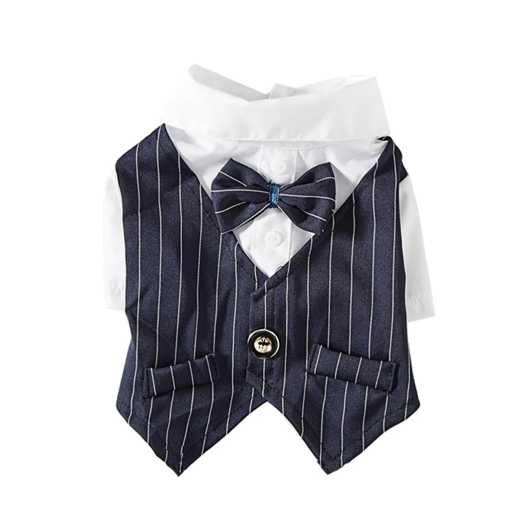 

Creative Dress Shirt Wedding Party Suit Fashion Spring Summer Coat Adorable Clothes for Dog Pet Cat
