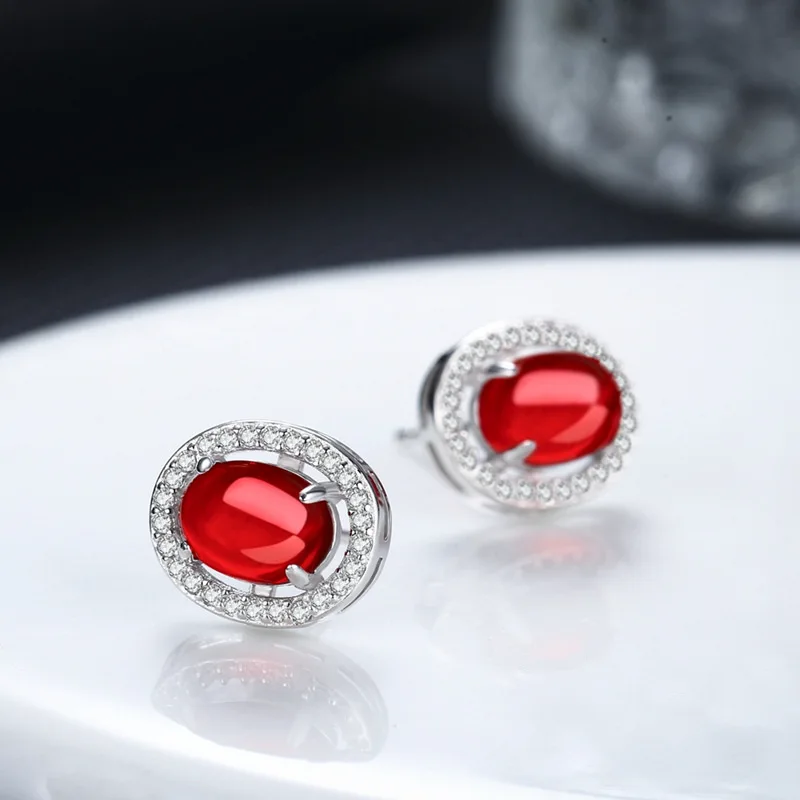 Круглые серьги из натурального зеленого нефрита халцедона агата серебра 925 пробы