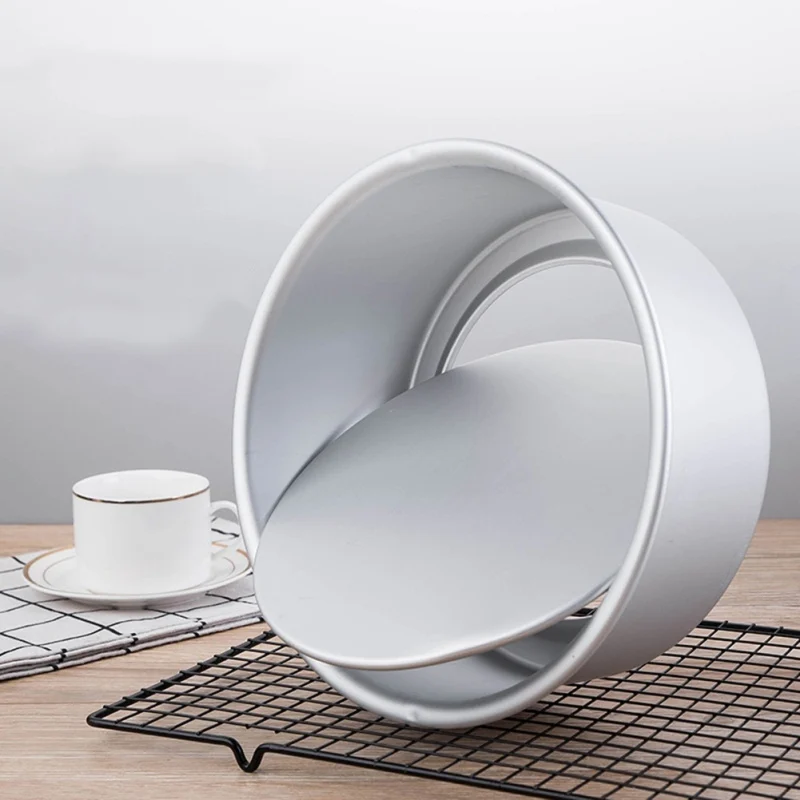 Форма для выпечки торта 2/4/6/8/10 дюйма круглая форма кекса алюминиевая Съемная