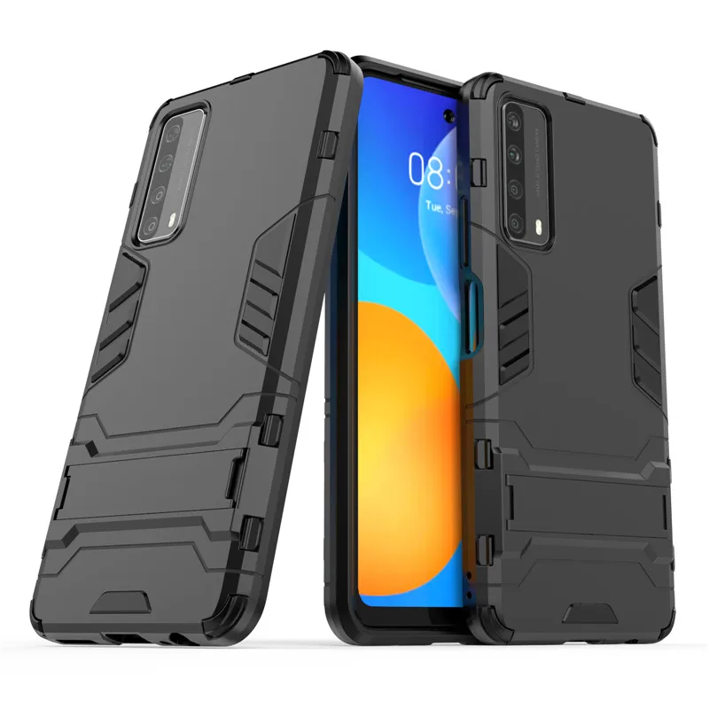 Чехол-держатель для Huawei P Smart 2021 чехол 2020 2019 защитный чехол-бампер телефона |