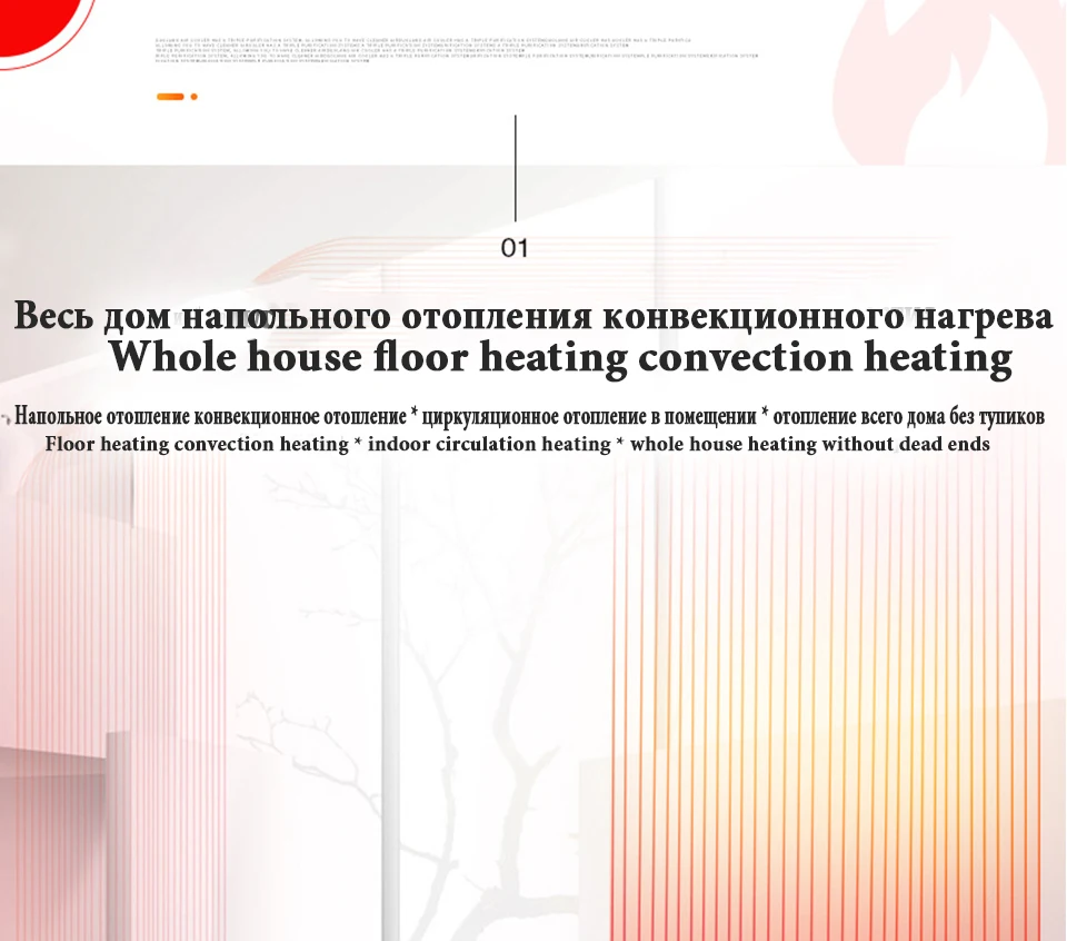 Конвектор Электрический обогреватель, умная версия,обогреватель для дома электрическая быстрый конвекторный вентилятор для камина, настенный утеплитель, бесшумный