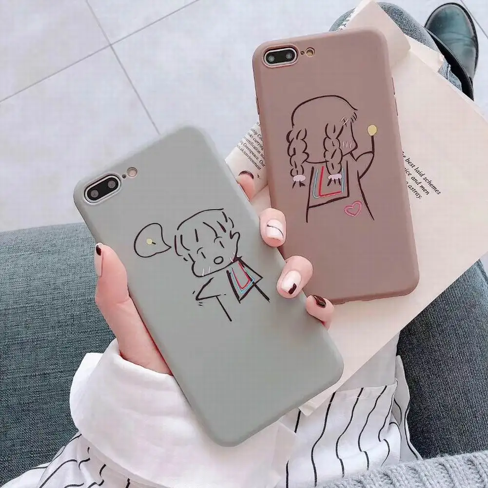 TPU чехол для телефона противоударный защитный с новым дизайном совместимый