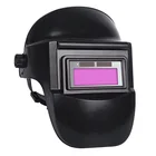 Маска сварочная с автозатемнением, блестящая защитная маска для шлифования, с антибликовым покрытием, с черными дуговыми линзами, Tig Mig домашняя маска