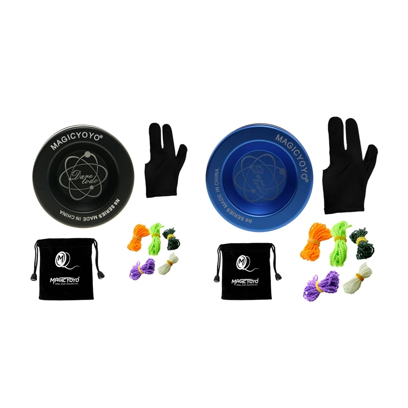 

ICYOYO N8 Unresponsive Yoyo Alloy Aluminum Yo Yo + 5 Strings + Glove+Yoyo Bag