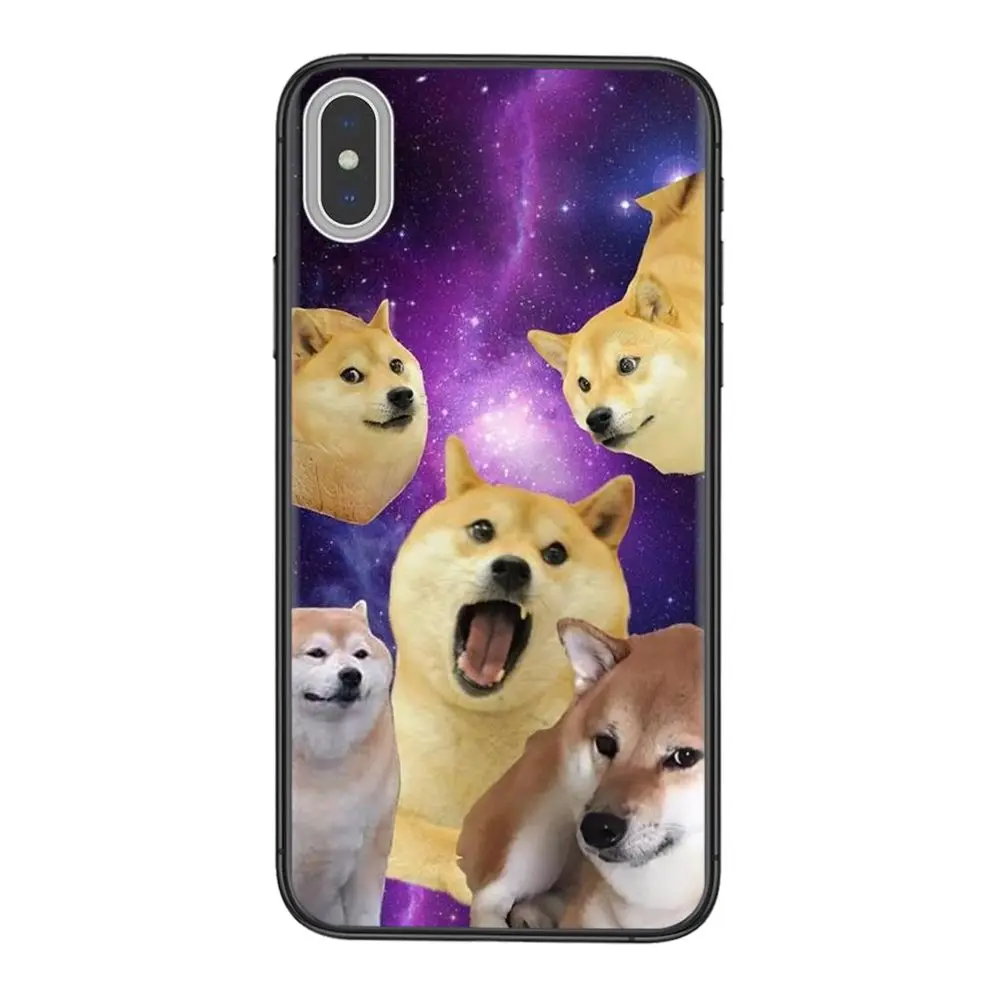 Doge Meme Kabosu Soft Mobile Phone Skin Colors For iPhone 11 12 Pro Mini 5 5S SE 5C 6 6S 7 8 X 10 XR XS Plus Max | Мобильные