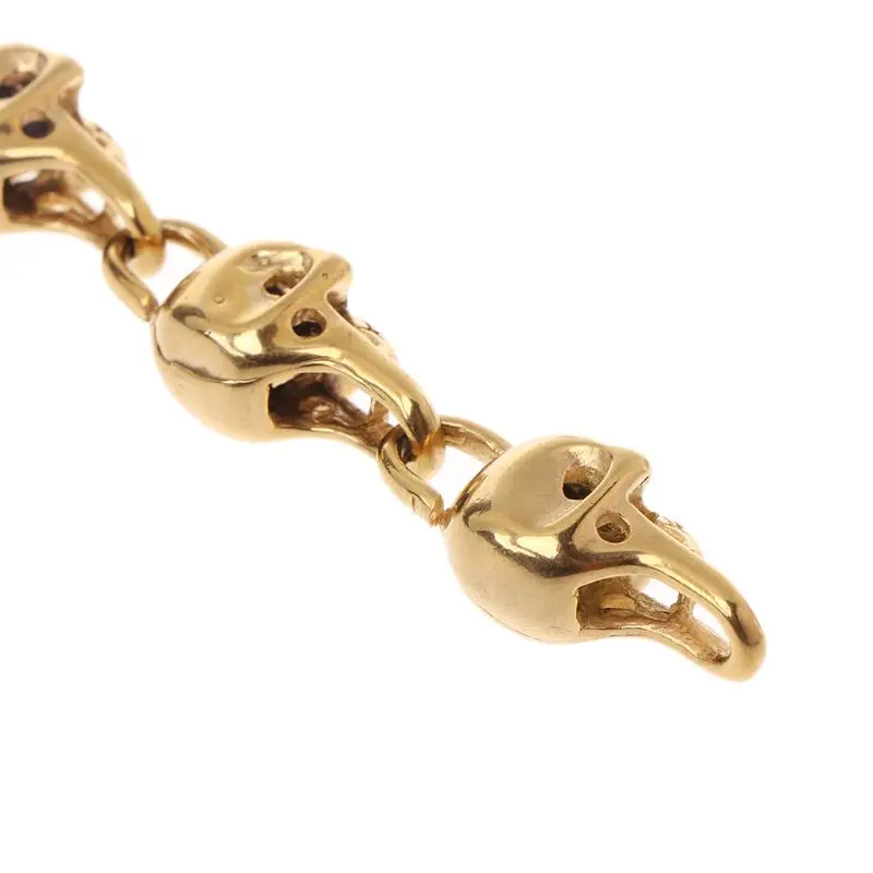 

Personality Men Ghost Head Bracelet Jewelry Cool Bone Gothic Bracelets Death Skull Modern Popular Chain